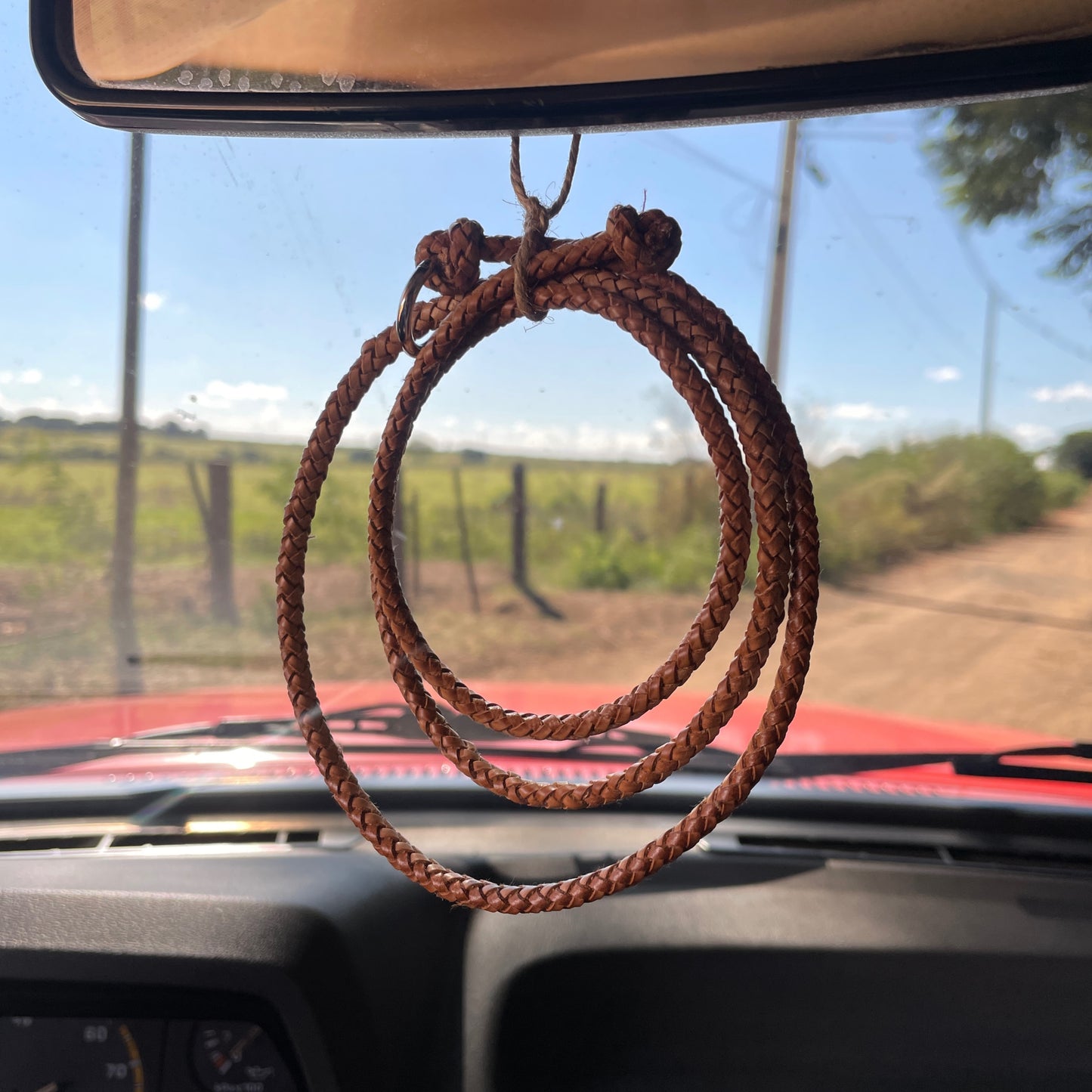 Laço de Couro Para Retrovisor